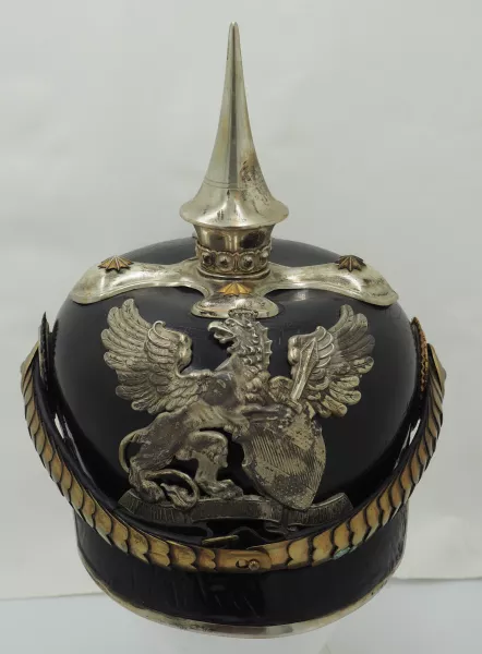 Baden Dragoon Officer Pickelhaube Visuel 1 principal